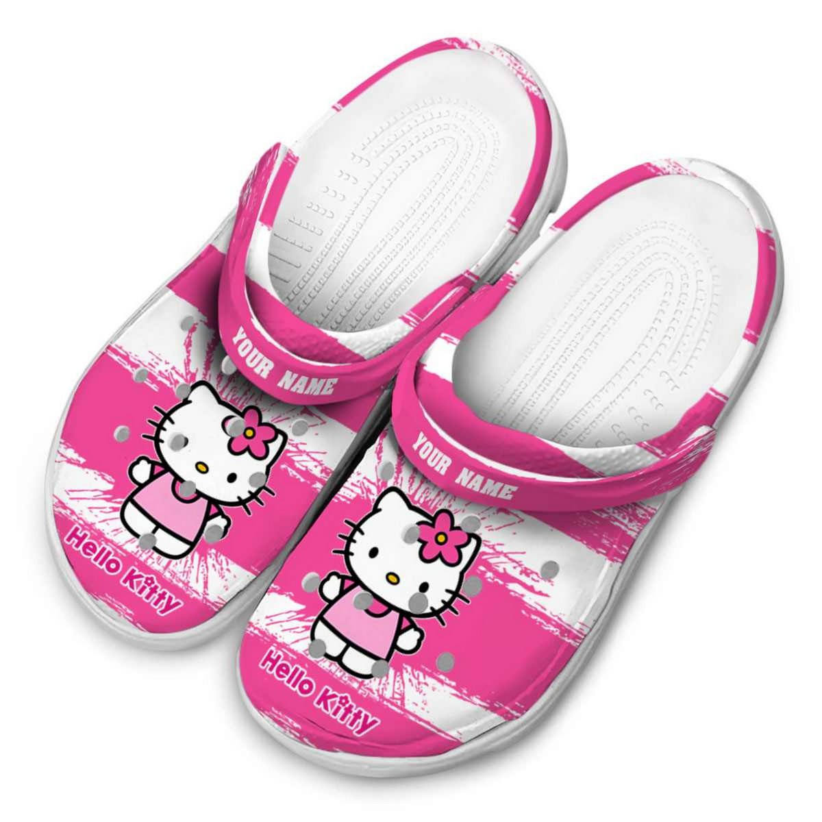 Merchidea Hello Kitty Cartoon Crocs Crocband Clogs Shoes Comfortable For Men Women and Kids