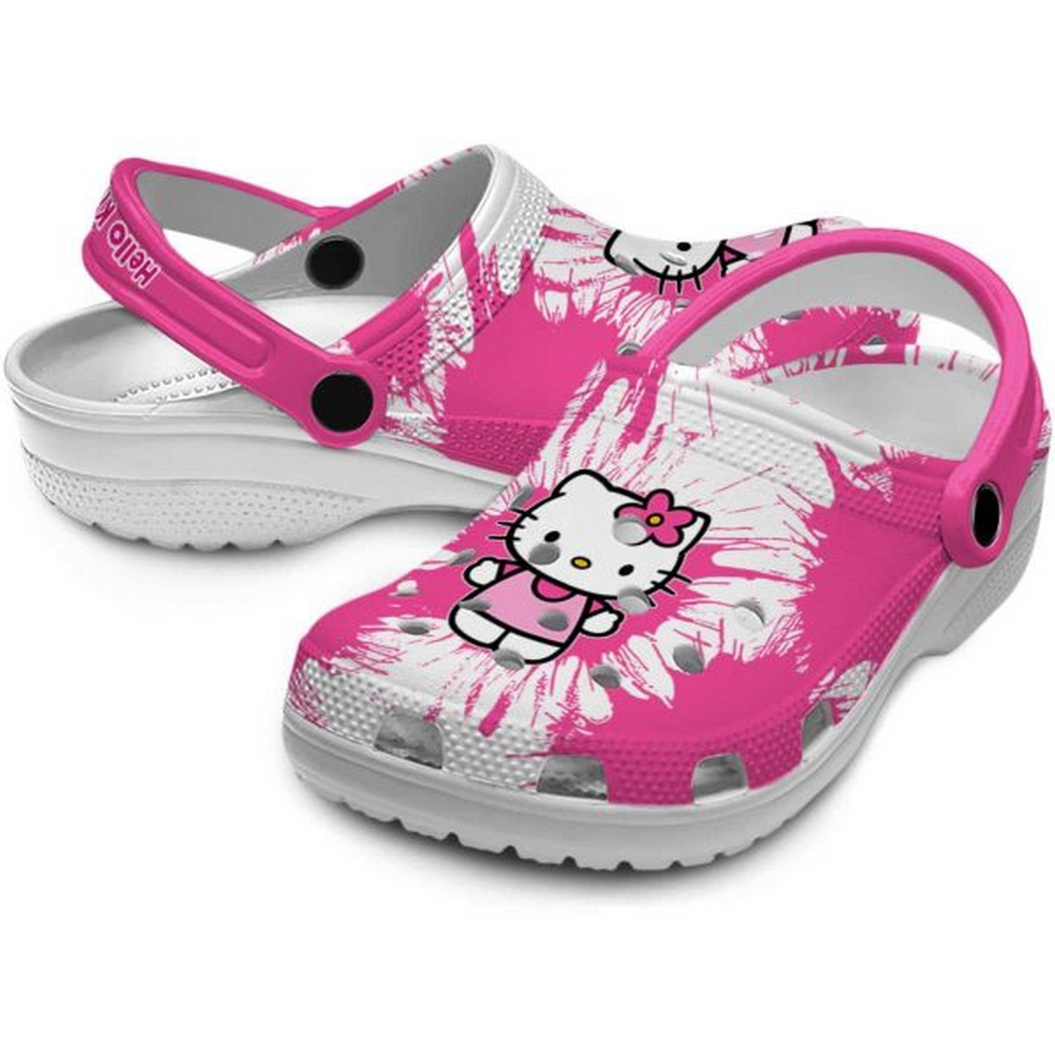 Merchidea Hello Kitty Cartoon Crocs Crocband Clogs Shoes Comfortable For Men Women and Kids