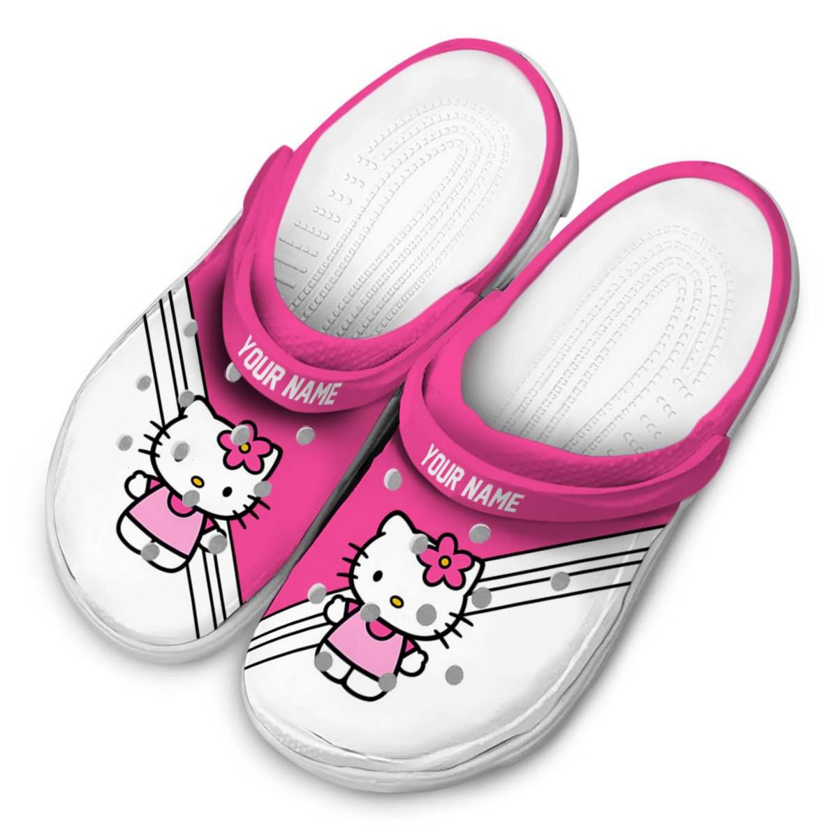 Merchidea Hello Kitty Cartoon Crocs Crocband Clogs Shoes Comfortable For Men Women and Kids