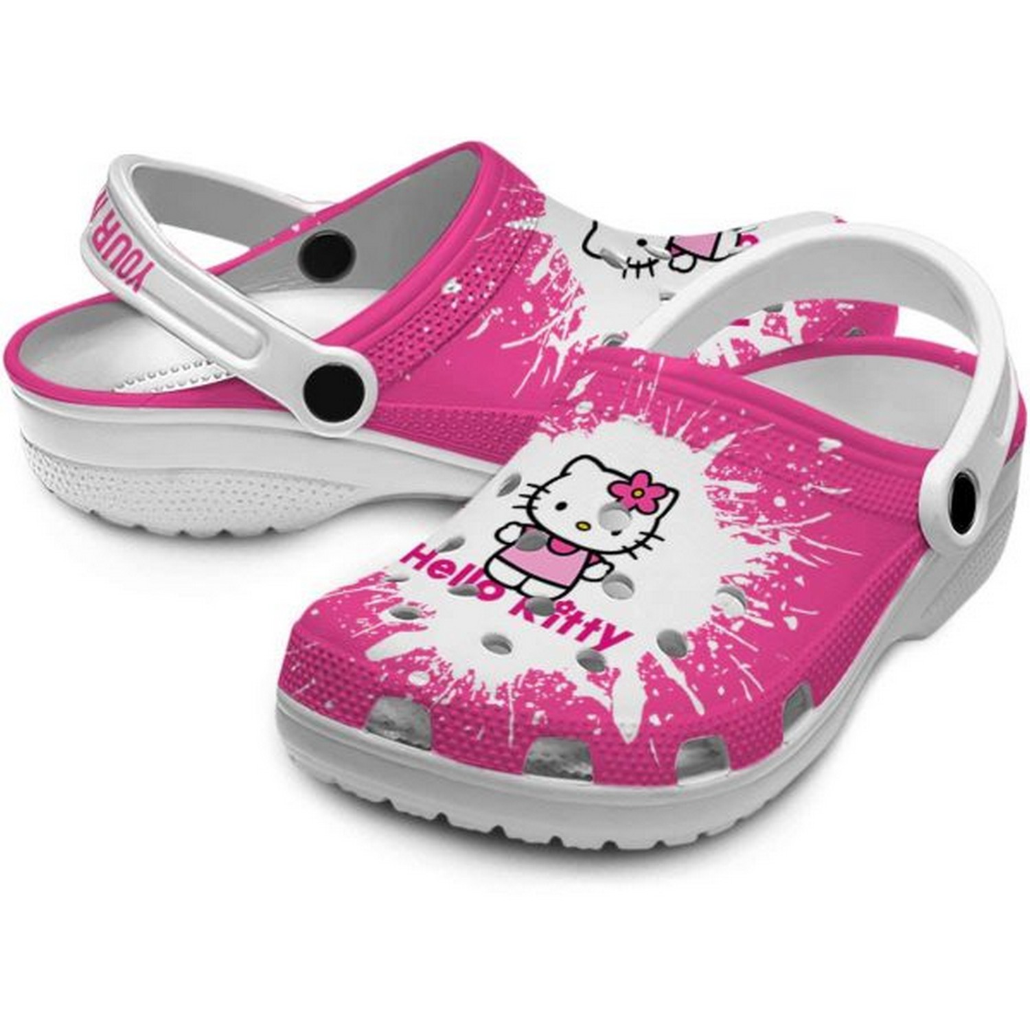 Merchidea Hello Kitty Cartoon Crocs Crocband Clogs Shoes Comfortable For Men Women and Kids