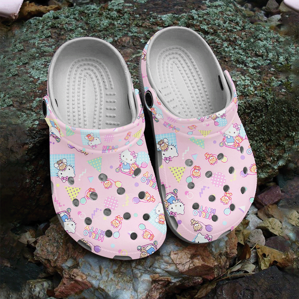 Merchidea Hello Kitty Cartoon Crocs Crocband Clogs Shoes Comfortable For Men Women and Kids