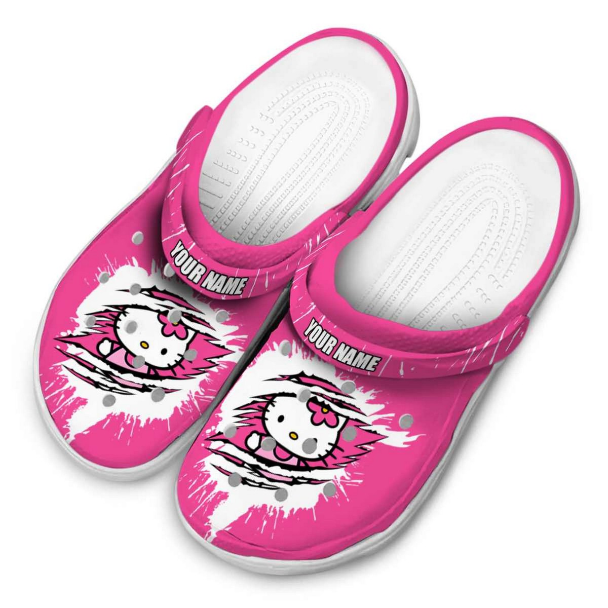 Merchidea Hello Kitty Cartoon Crocs Crocband Clogs Shoes Comfortable For Men Women and Kids