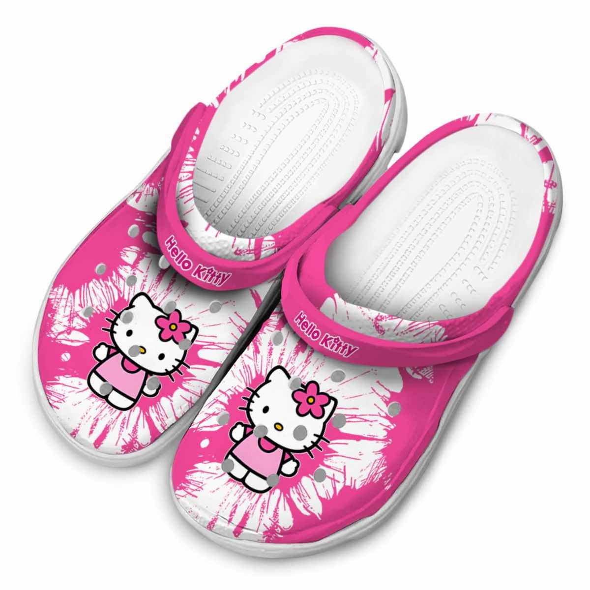 Merchidea Hello Kitty Cartoon Crocs Crocband Clogs Shoes Comfortable For Men Women and Kids