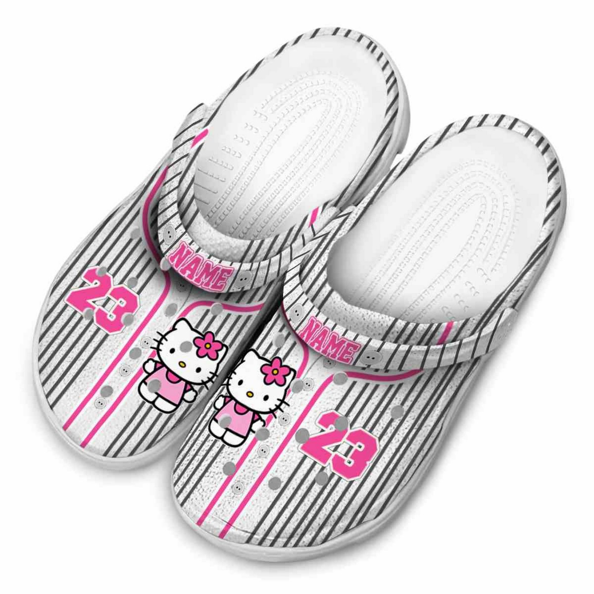 Merchidea Hello Kitty Cartoon Crocs Crocband Clogs Shoes Comfortable For Men Women and Kids