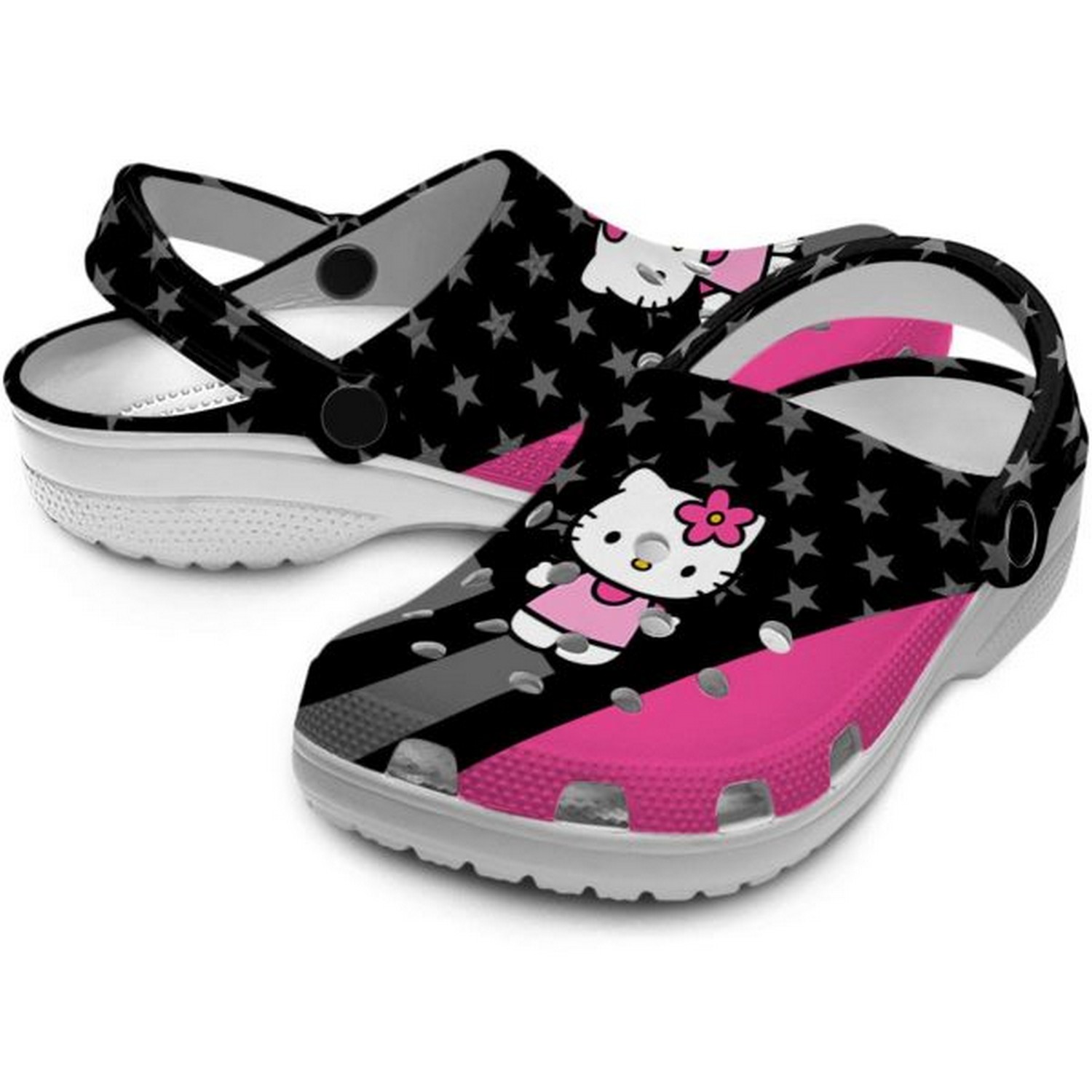 Merchidea Hello Kitty Cartoon Crocs Crocband Clogs Shoes Comfortable For Men Women and Kids