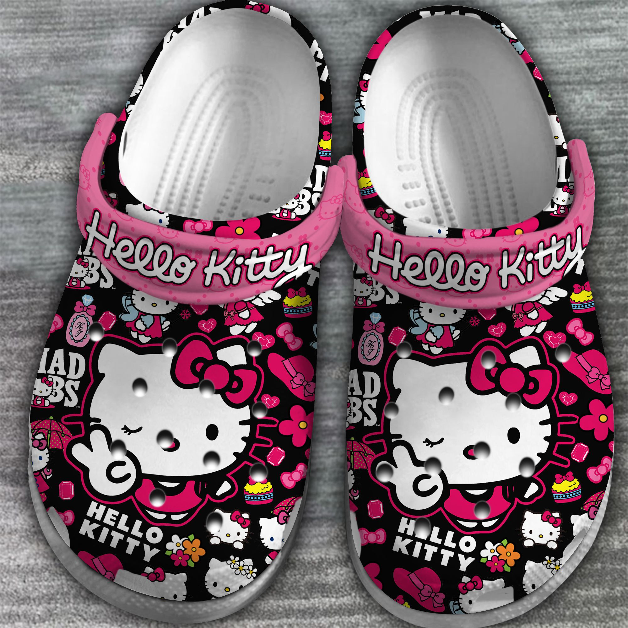 Merchidea Hello Kitty Movie Crocs Crocband Clogs Shoes Comfortable For Men Women and Kids