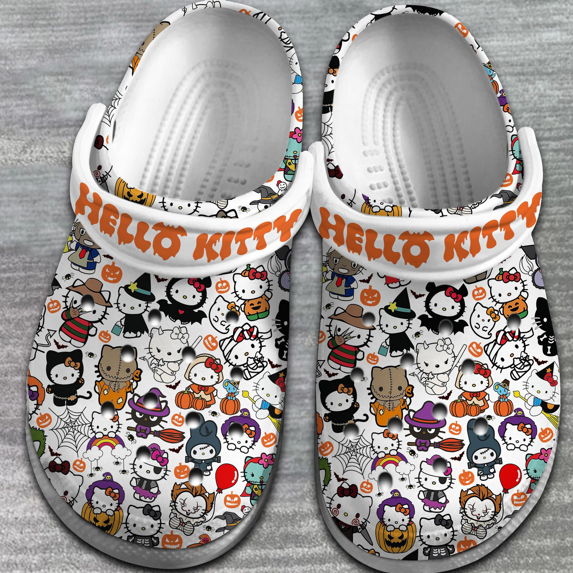 Merchidea Hello Kitty Movie Crocs Crocband Clogs Shoes Comfortable For Men Women and Kids