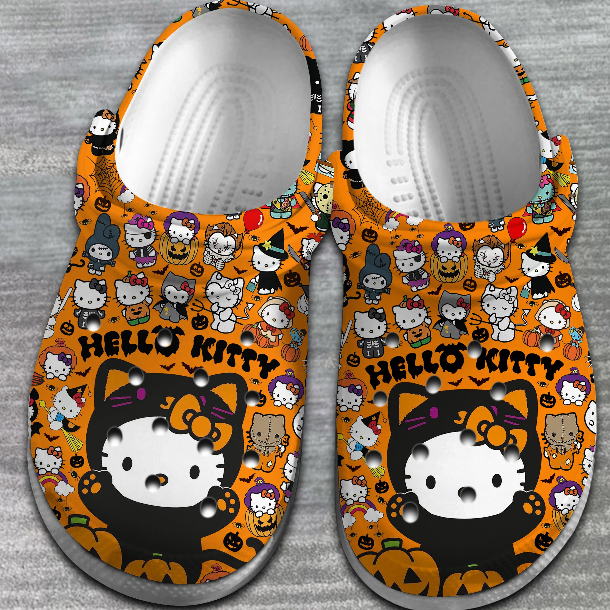 Merchidea Hello Kitty Movie Crocs Crocband Clogs Shoes Comfortable For Men Women and Kids