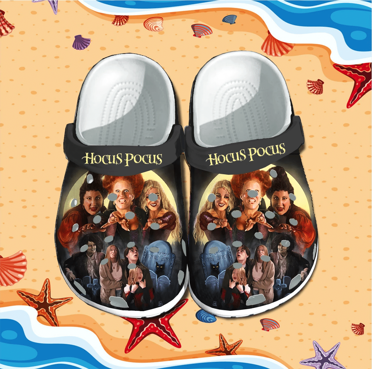 Merchidea Hocus Pocus Crocs Clog Shoes