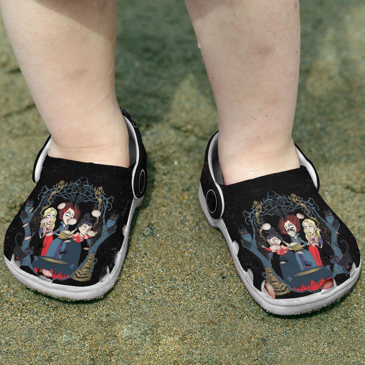 Merchidea Hocus Pocus Movie Crocs Crocband Clogs Shoes Comfortable For Men Women and Kids