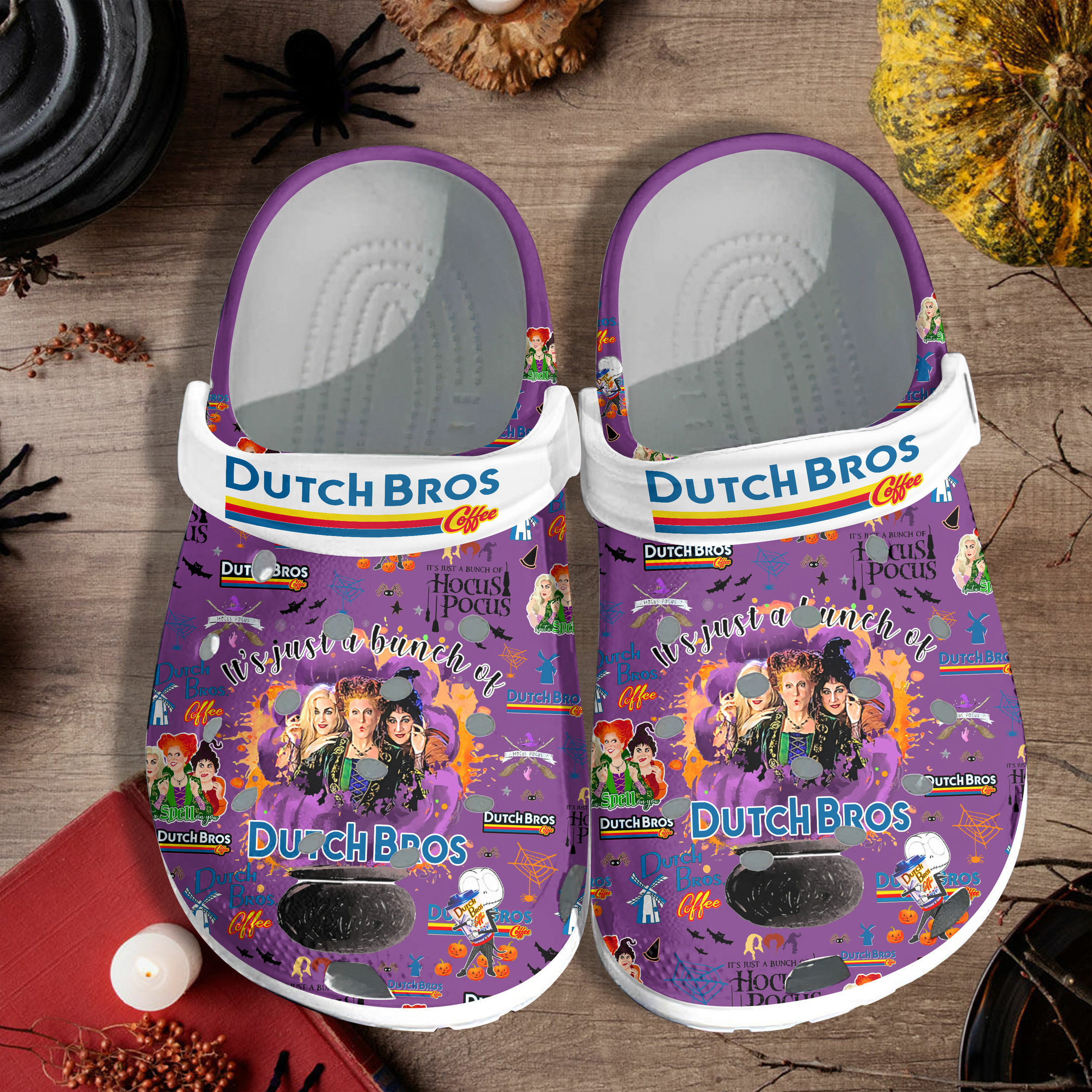 Merchidea Hocus Pocus Movie Crocs Crocband Clogs Shoes Comfortable For Men Women and Kids