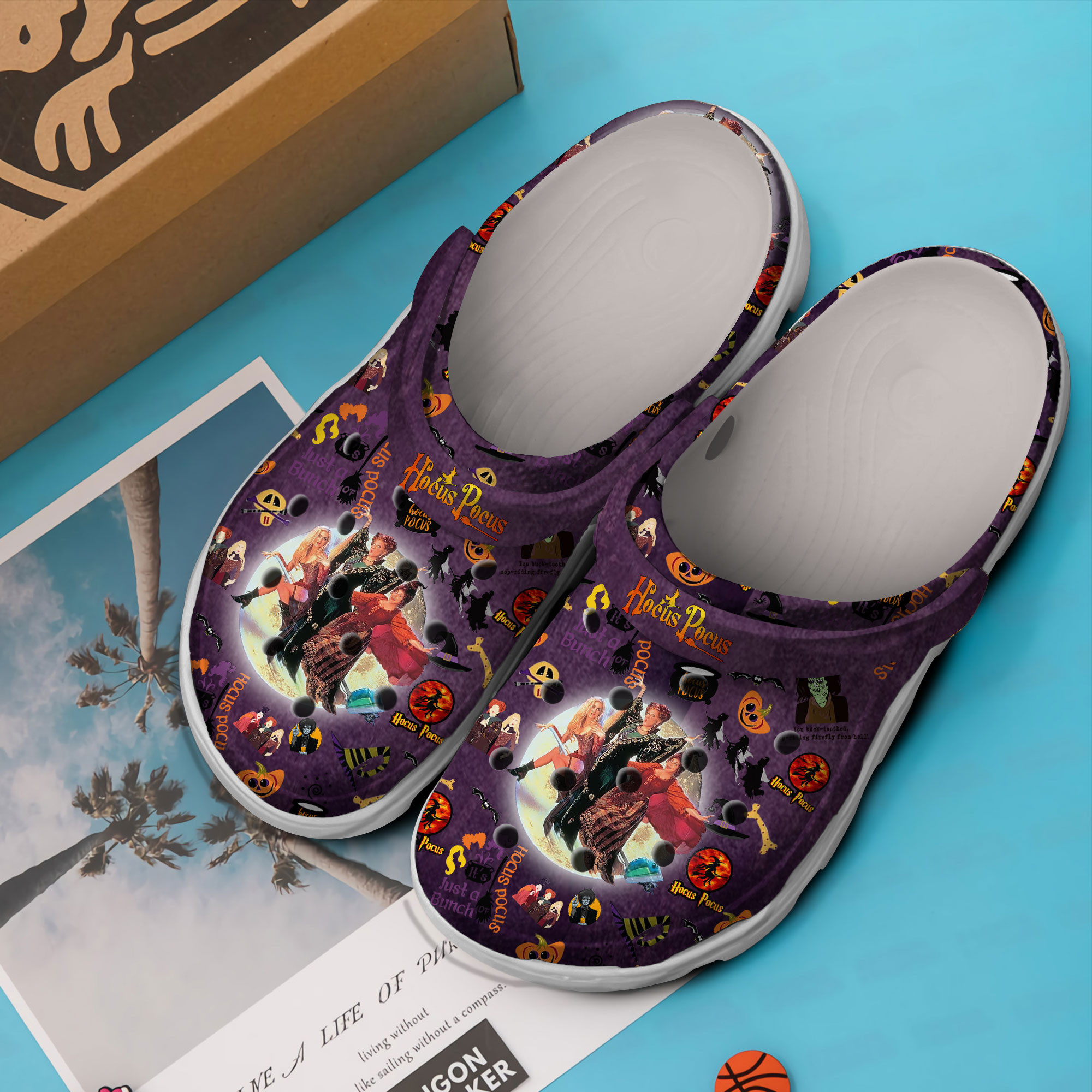 Merchidea Hocus Pocus Movie Crocs Crocband Clogs Shoes Comfortable For Men Women and Kids