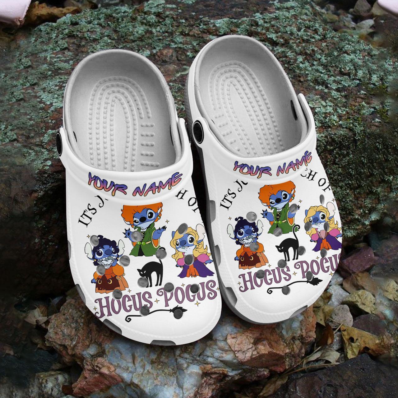 Merchidea Hocus Pocus Movie Crocs Crocband Clogs Shoes Comfortable For Men Women and Kids