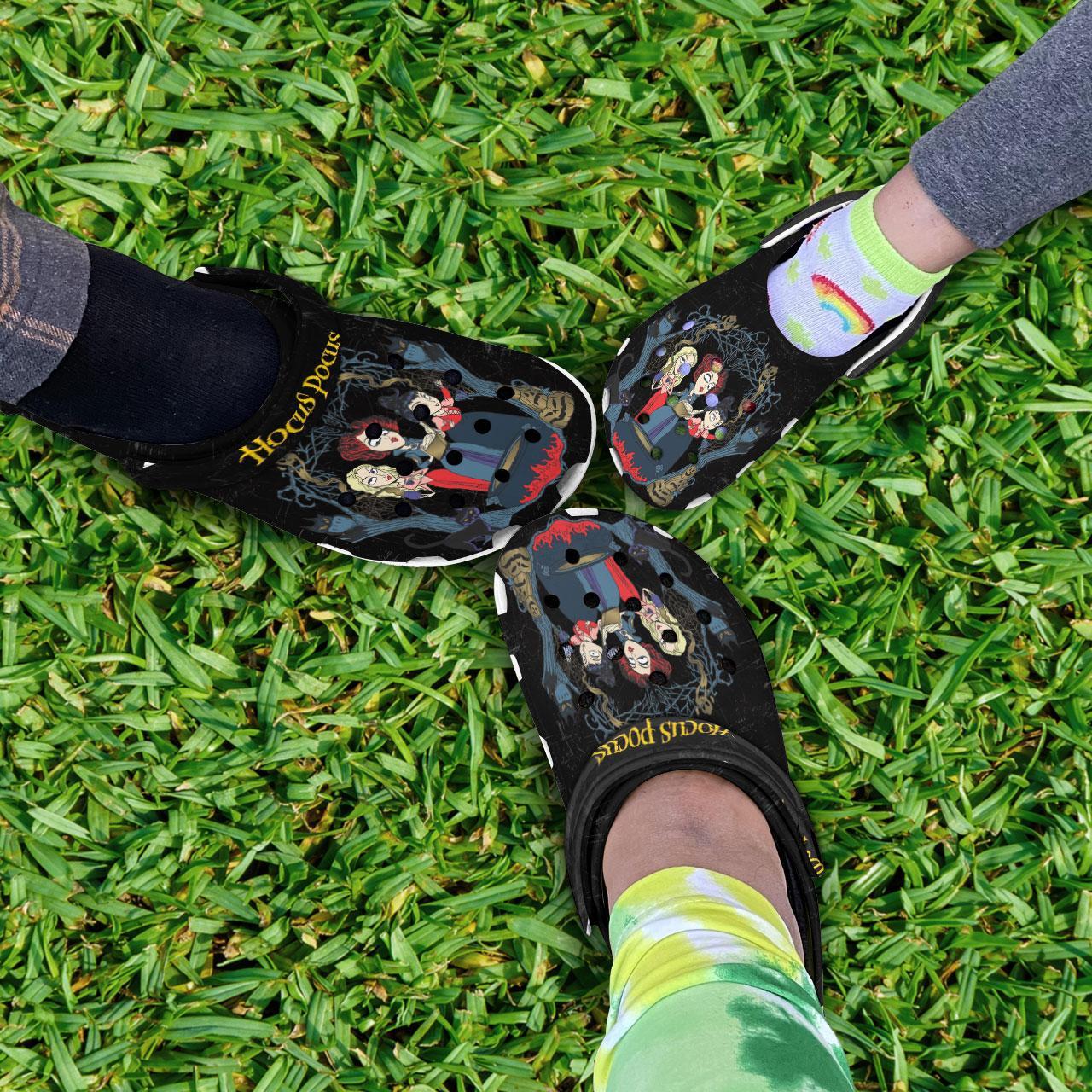 Merchidea Hocus Pocus Movie Crocs Crocband Clogs Shoes Comfortable For Men Women and Kids