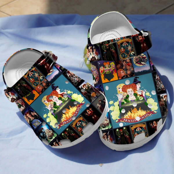 Merchidea Hocus Pocus Movie Crocs Crocband Clogs Shoes Comfortable For Men Women and Kids
