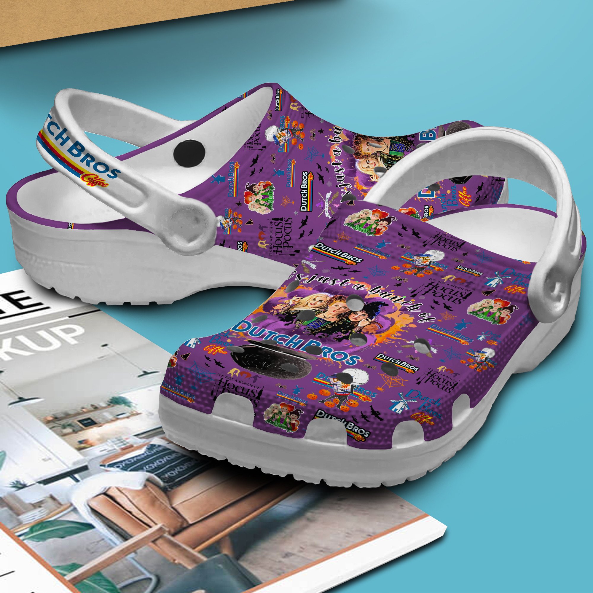 Merchidea Hocus Pocus Movie Crocs Crocband Clogs Shoes Comfortable For Men Women and Kids