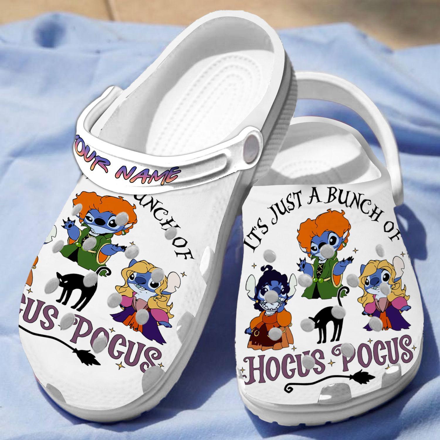 Merchidea Hocus Pocus Movie Crocs Crocband Clogs Shoes Comfortable For Men Women and Kids