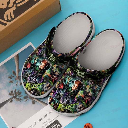 Merchidea Hocus Pocus Movie Crocs Crocband Clogs Shoes Comfortable For Men Women and Kids