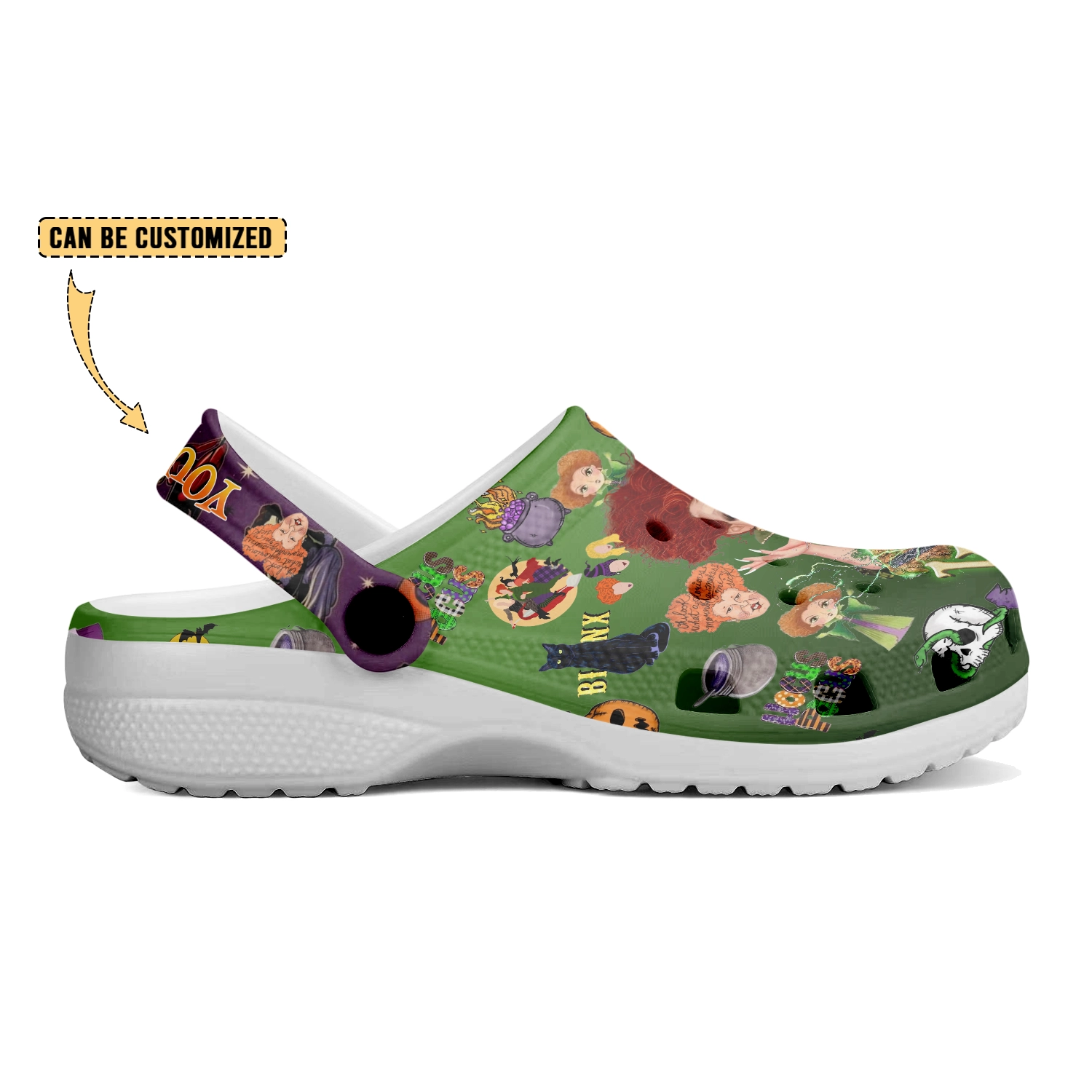 Merchidea Hocus Pocus x Halloween Crocs Crocband Clogs Shoes Comfortable For Men Women and Kids