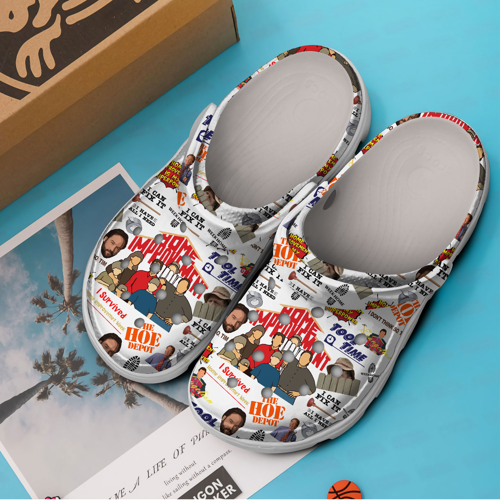 Merchidea Home Improvement TV Series Crocs Crocband Clogs Shoes Comfortable For Men Women and Kids