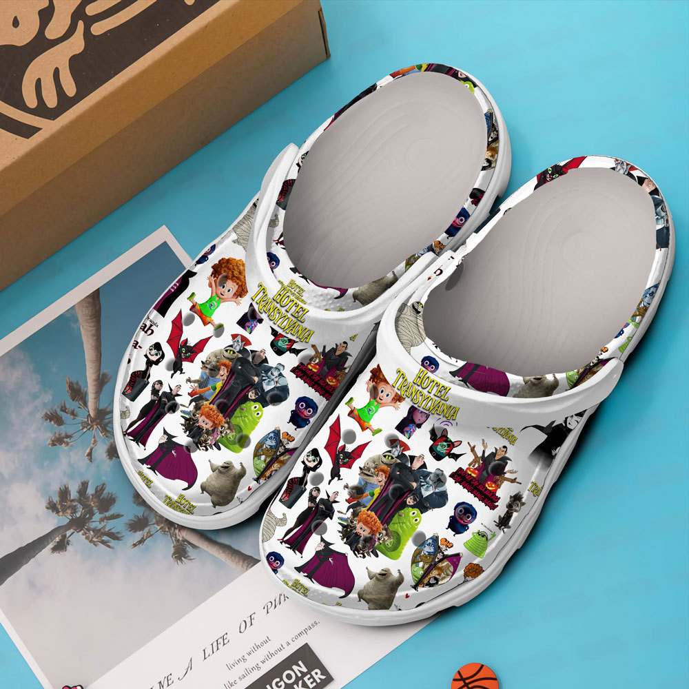 Merchidea Hotel Transylvania Cartoon Crocs Crocband Clogs Shoes For Men Women and Kids