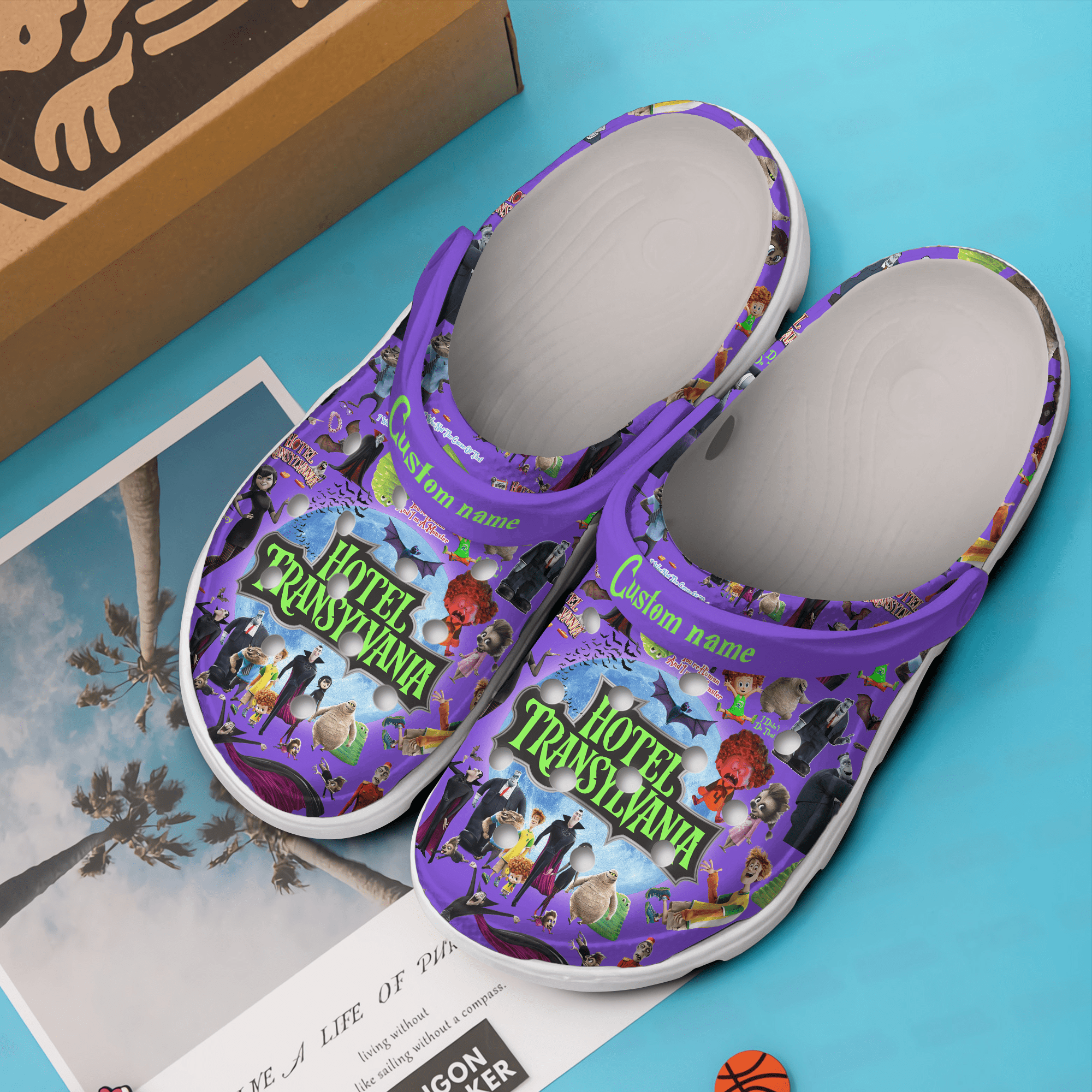 Merchidea Hotel Transylvania Series Cartoon Crocs Crocband Clogs Shoes Comfortable For Men Women and Kids
