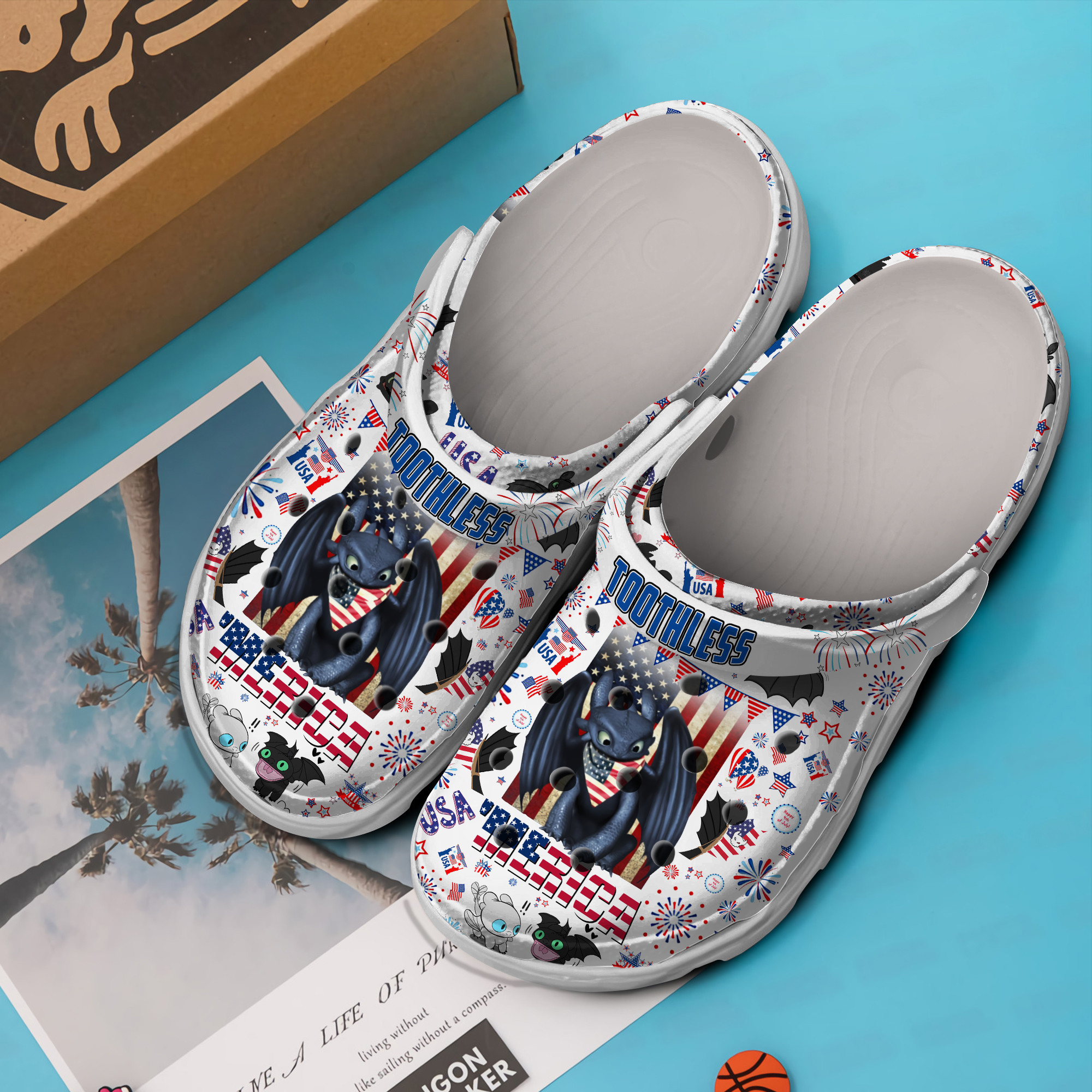 Merchidea How To Train Your Dragon Cartoon Crocs Crocband Clogs Shoes Comfortable For Men Women and Kids