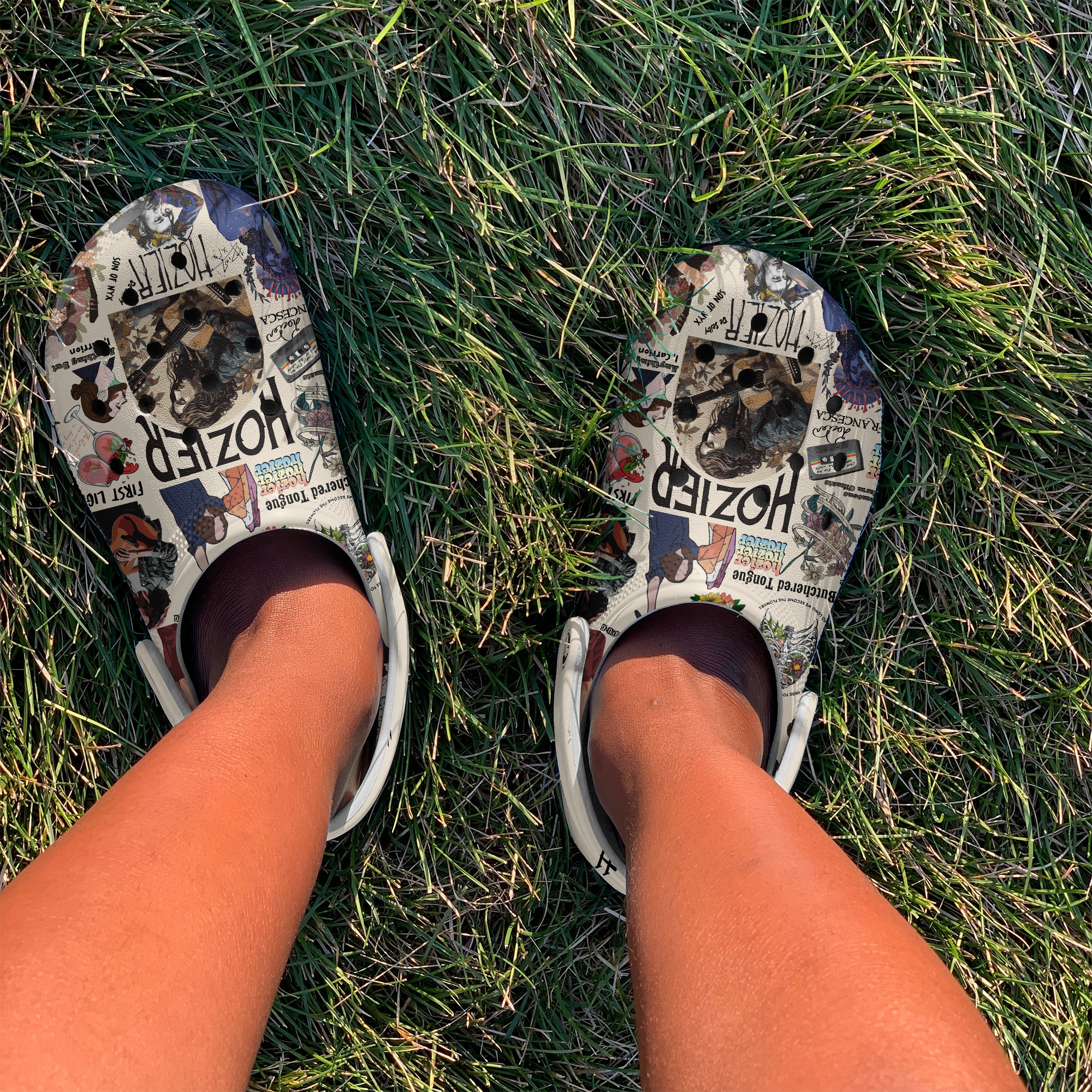 Merchidea Hozier Music Crocs Crocband Clogs Shoes Comfortable For Men Women and Kids