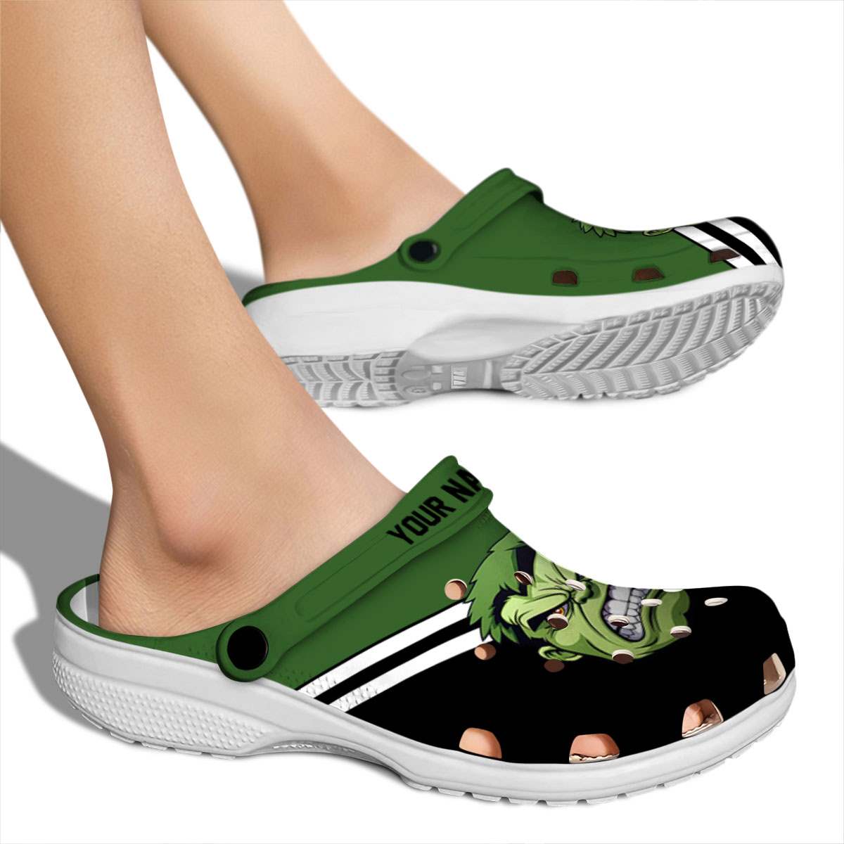 Merchidea Hulk Movie Crocs Crocband Clogs Shoes Comfortable For Men Women and Kids
