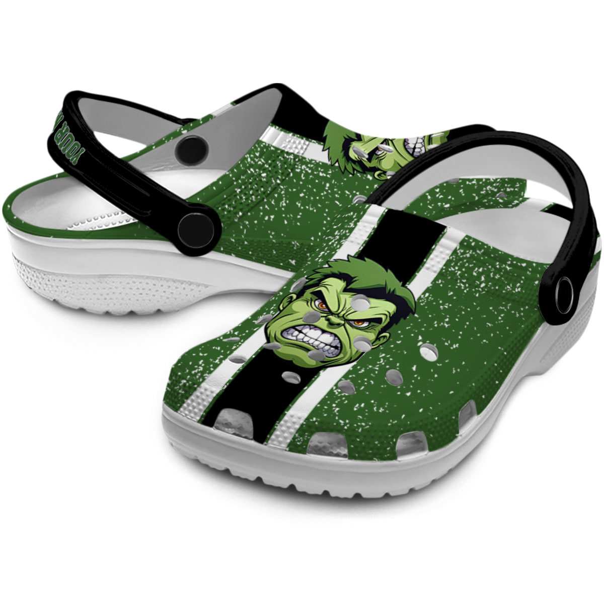 Merchidea Hulk Movie Crocs Crocband Clogs Shoes Comfortable For Men Women and Kids