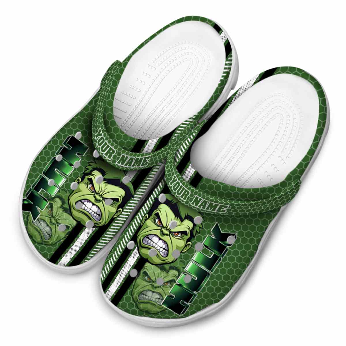 Merchidea Hulk Movie Crocs Crocband Clogs Shoes Comfortable For Men Women and Kids