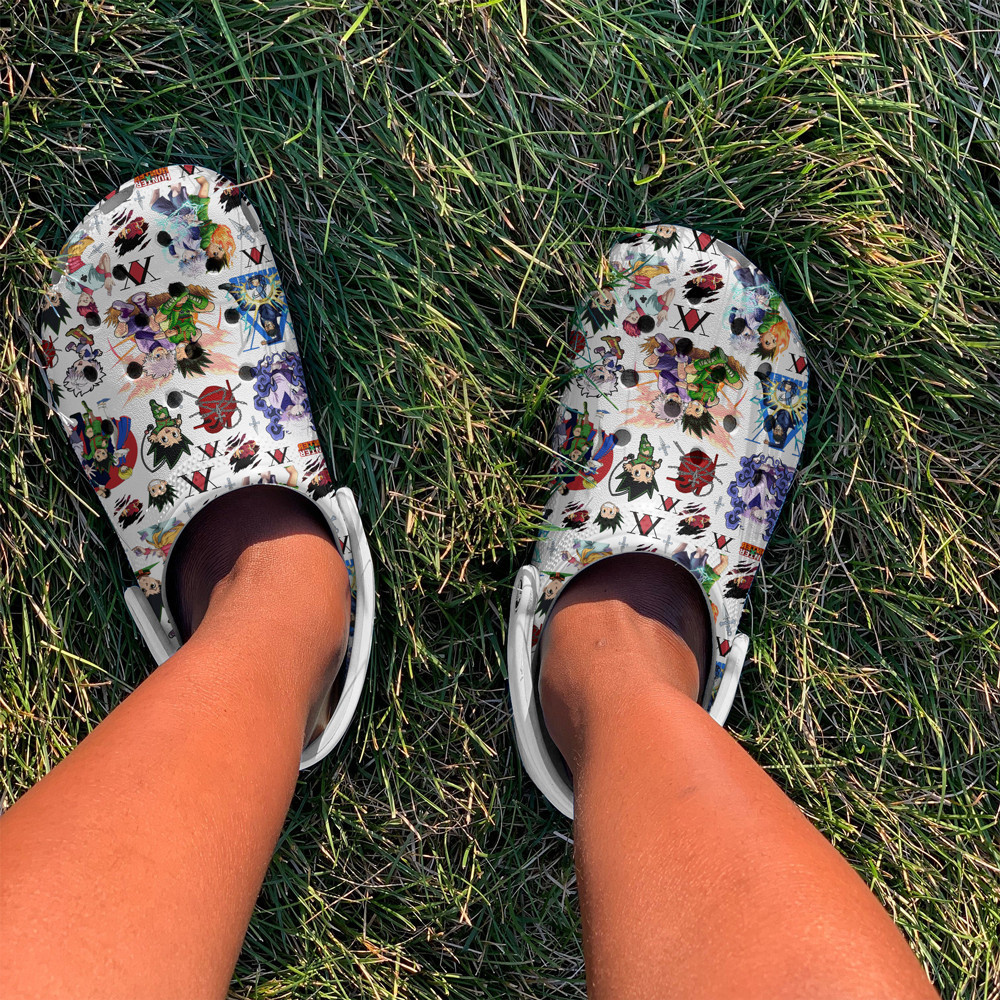 Merchidea Hunter × Hunter Anime Cartoon Premium Crocs Crocband Clogs Shoes Comfortable For Men Women and Kids