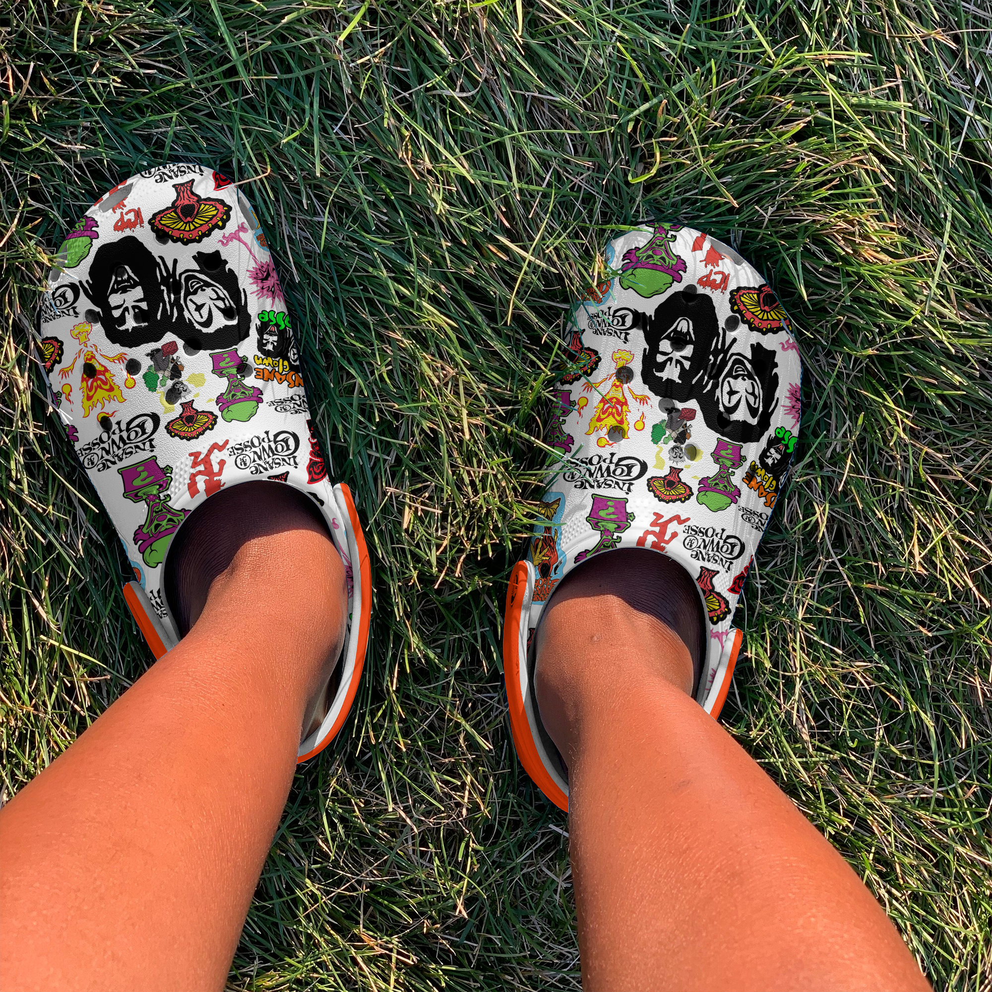 Merchidea Insane Clown Posse Band MusicCrocs Crocband Clogs Shoes Comfortable For Men Women and Kids