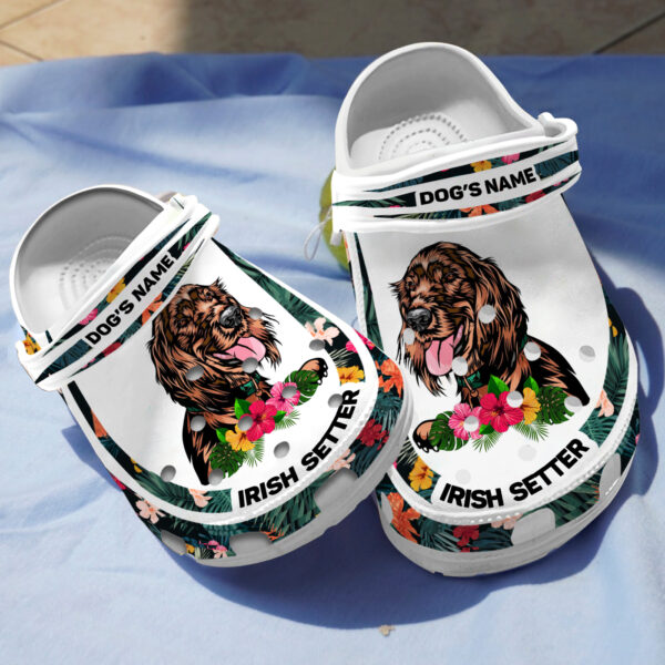Merchidea Irish Setter Dog Crocs Crocband Clogs Shoes Comfortable For Men Women and Kids