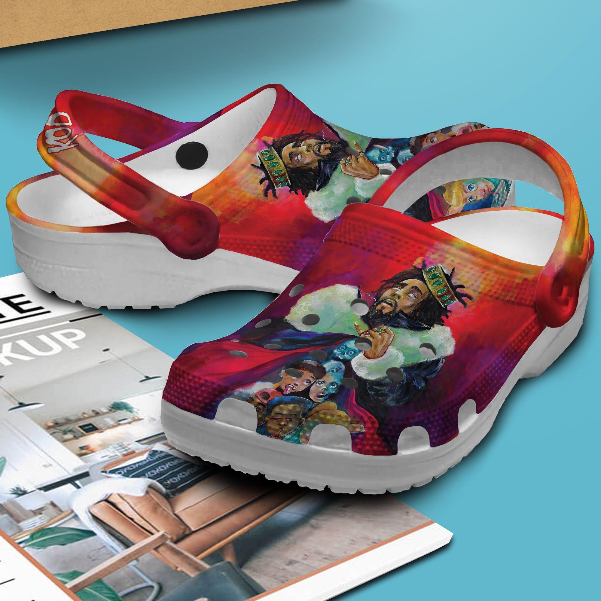 Merchidea J. Cole Music Crocs Crocband Clogs Shoes Comfortable For Men Women and Kids