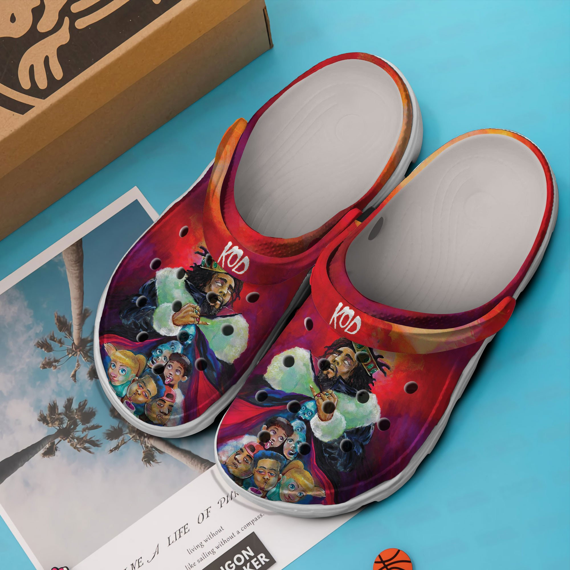 Merchidea J. Cole Music Crocs Crocband Clogs Shoes Comfortable For Men Women and Kids