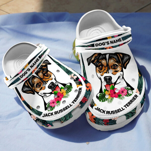 Merchidea Jack Russell Terrier Dog Crocs Crocband Clogs Shoes Comfortable For Men Women and Kids