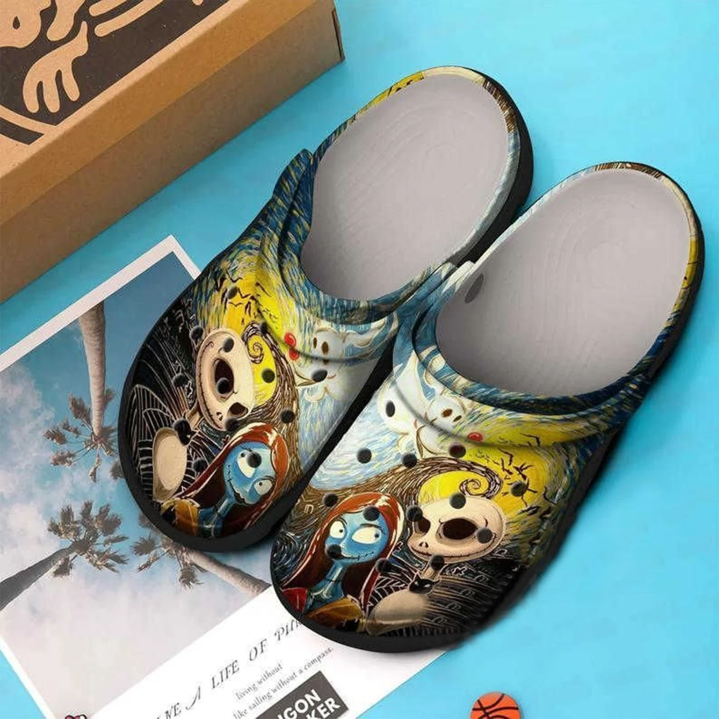 Merchidea Jack Skellington Crocs Clog Shoes