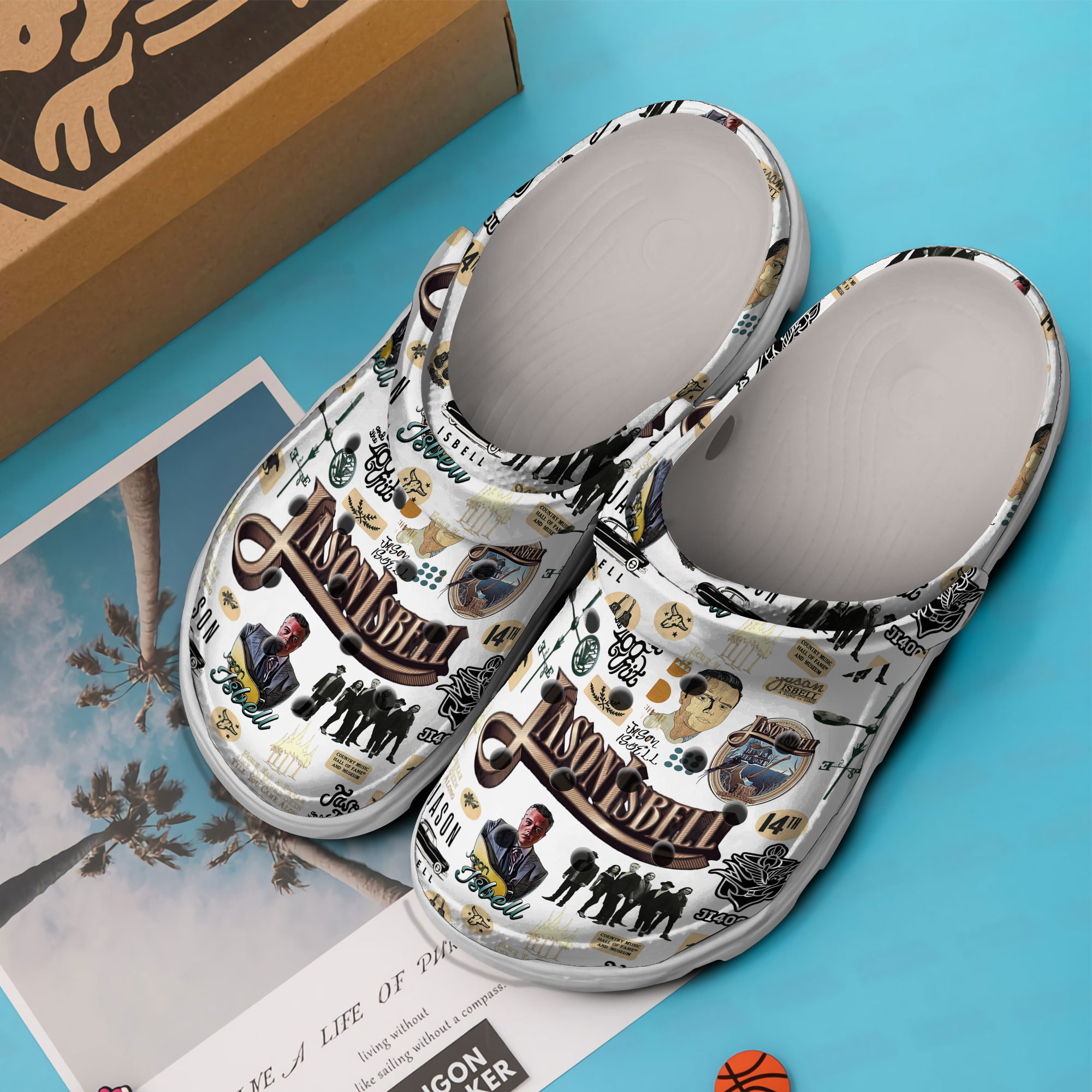 Merchidea Jason Isbell Music Crocs Crocband Clogs Shoes Comfortable For Men Women and Kids