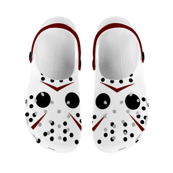 Merchidea Jason Voorhees Horror Movie Crocs Crocband Clogs Shoes Comfortable For Men Women and Kids