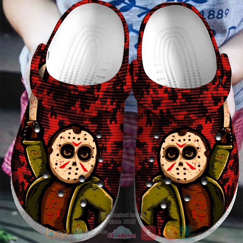 Merchidea Jason Voorhees Horror Movie Crocs Crocband Clogs Shoes Comfortable For Men Women and Kids