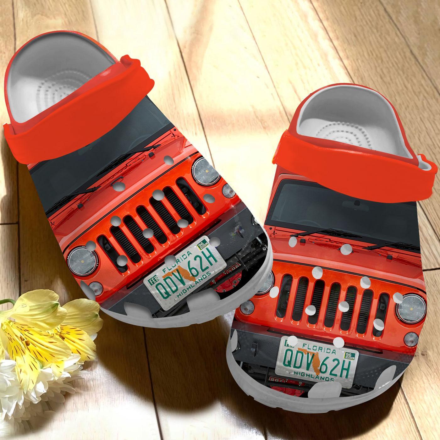Merchidea Jeep Front Crocs Crocband Clogs Shoes Comfortable For Men Women and Kids