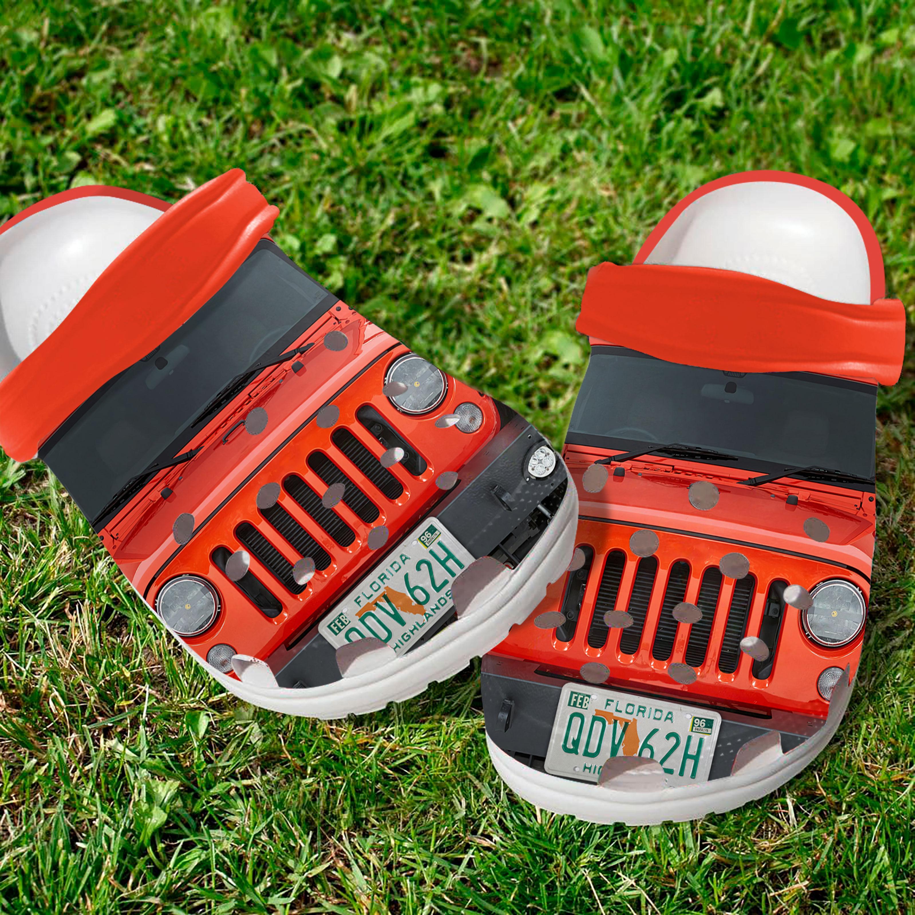 Merchidea Jeep Front Crocs Crocband Clogs Shoes Comfortable For Men Women and Kids