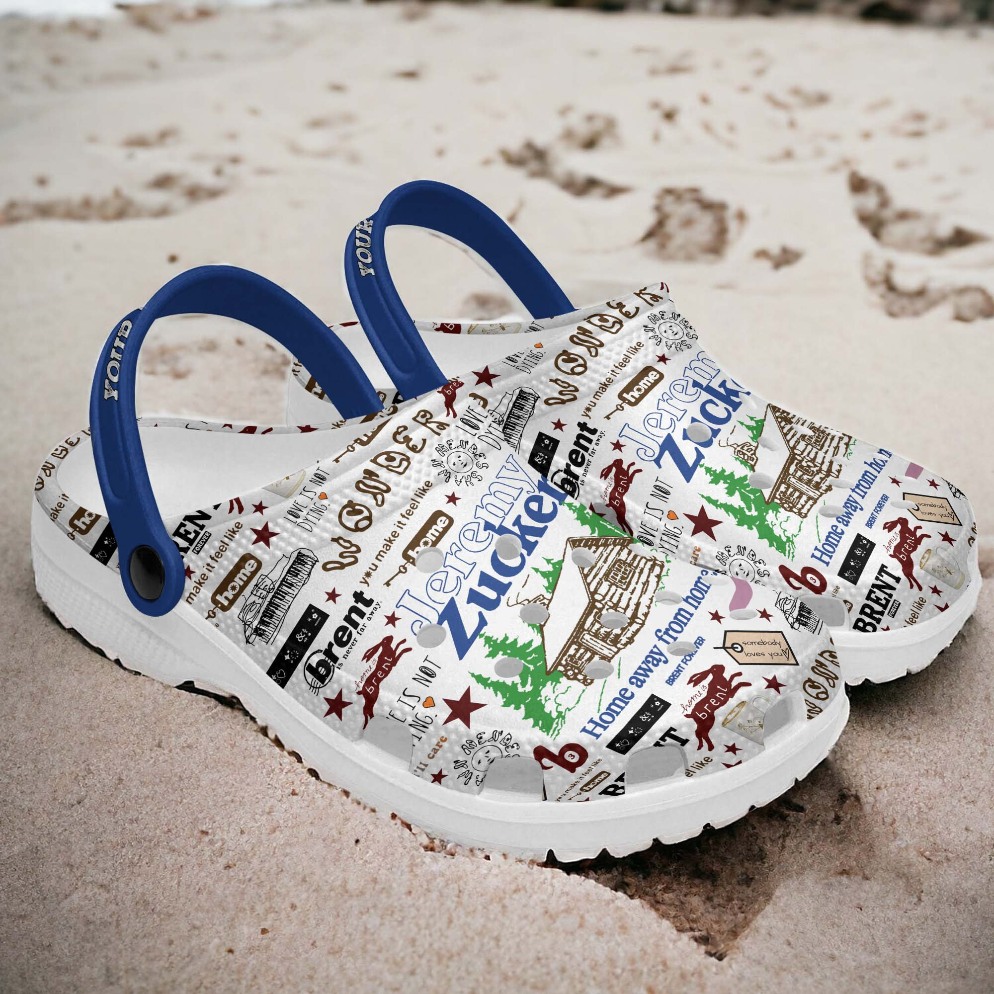 Merchidea Jeremy Zucker Music Crocs Crocband Clogs Shoes Comfortable For Men Women and Kids