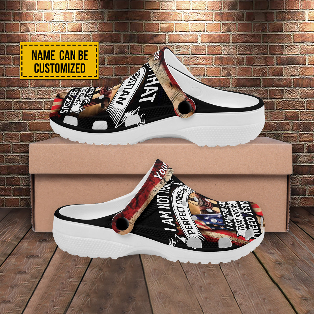 Merchidea Jesus Customized Crocs Crocband Clogs Shoes Comfortable For Men Women and Kids I Am The One That Knows I Need Jesus Inspiring Christian Gifts