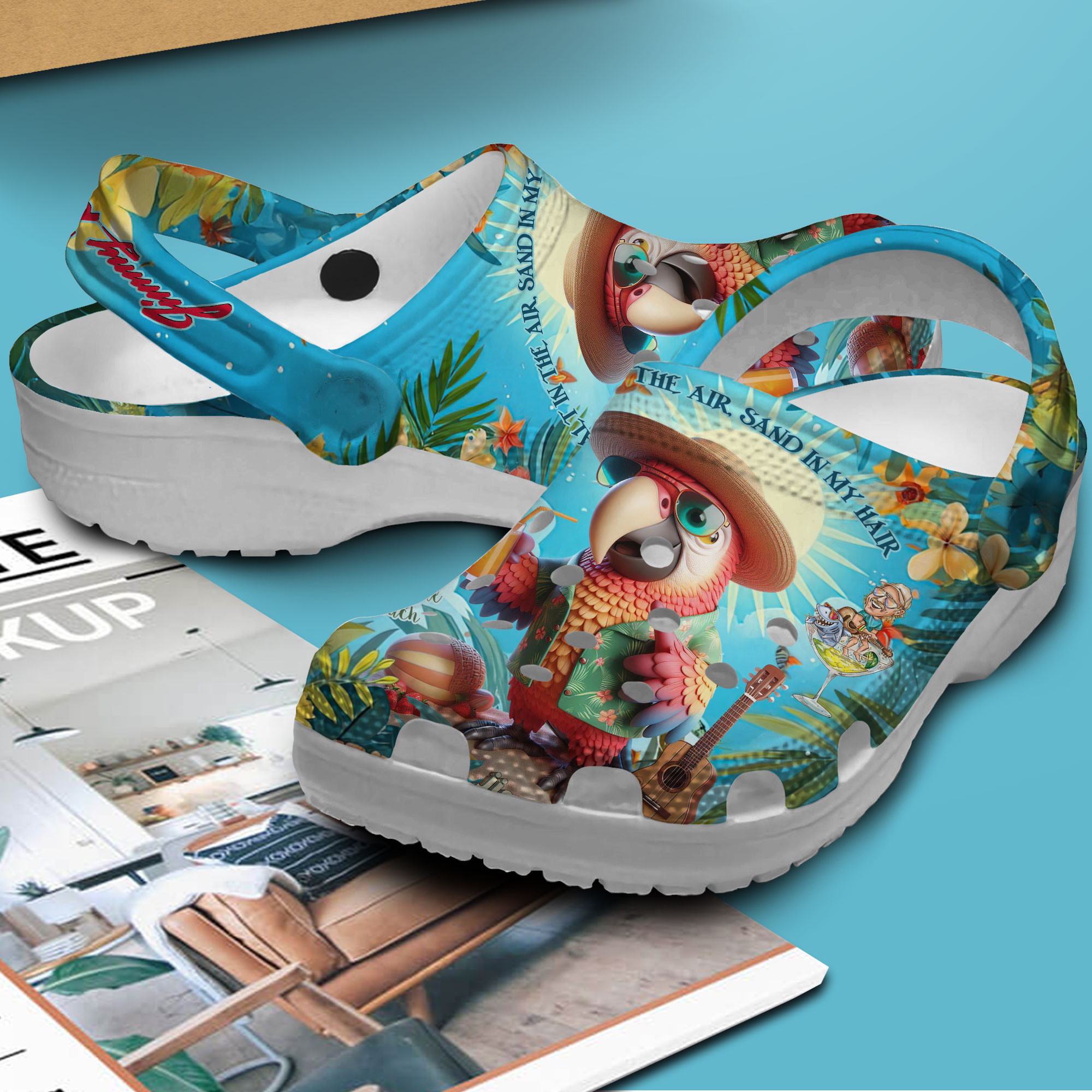 Merchidea Jimmy Buffett Music Crocs Crocband Clogs Shoes Comfortable For Men Women and Kids