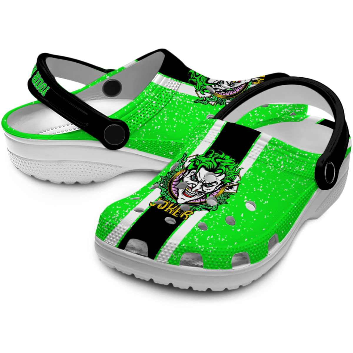 Merchidea Joker Movie Crocs Crocband Clogs Shoes Comfortable For Men Women and Kids