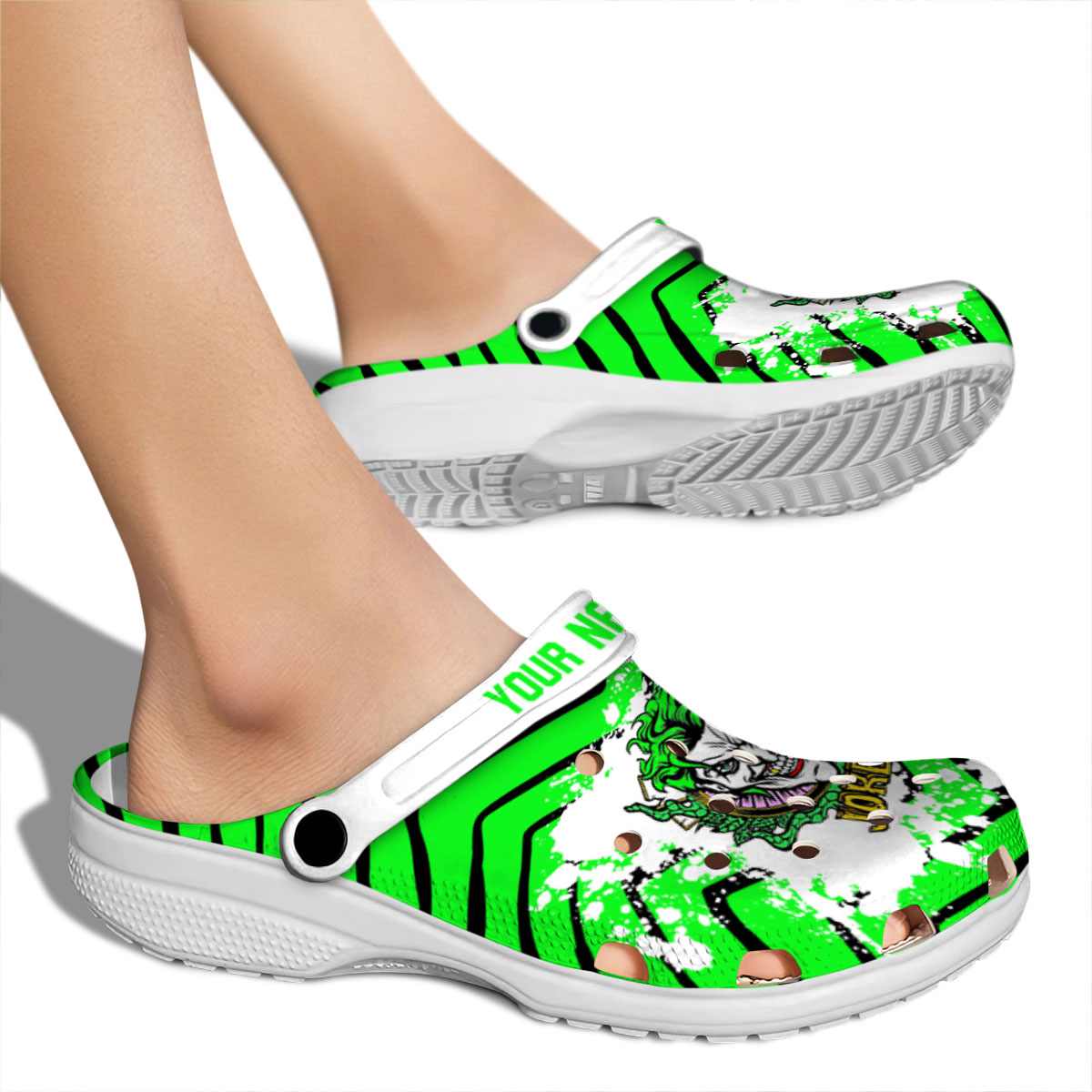 Merchidea Joker Movie Crocs Crocband Clogs Shoes Comfortable For Men Women and Kids