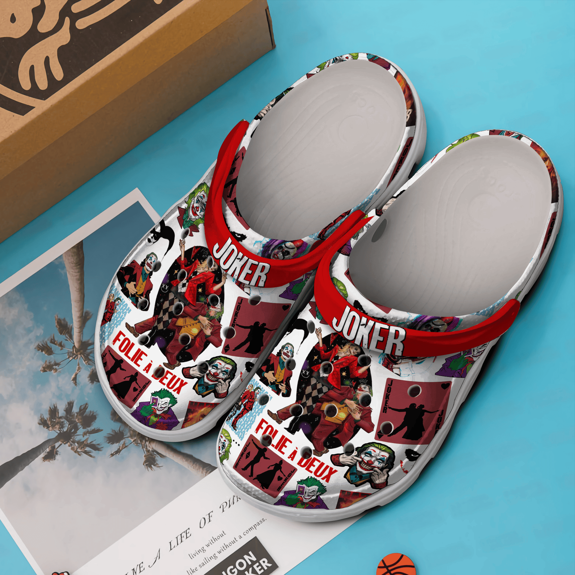 Merchidea Joker Movie Crocs Crocband Clogs Shoes Comfortable For Men Women and Kids