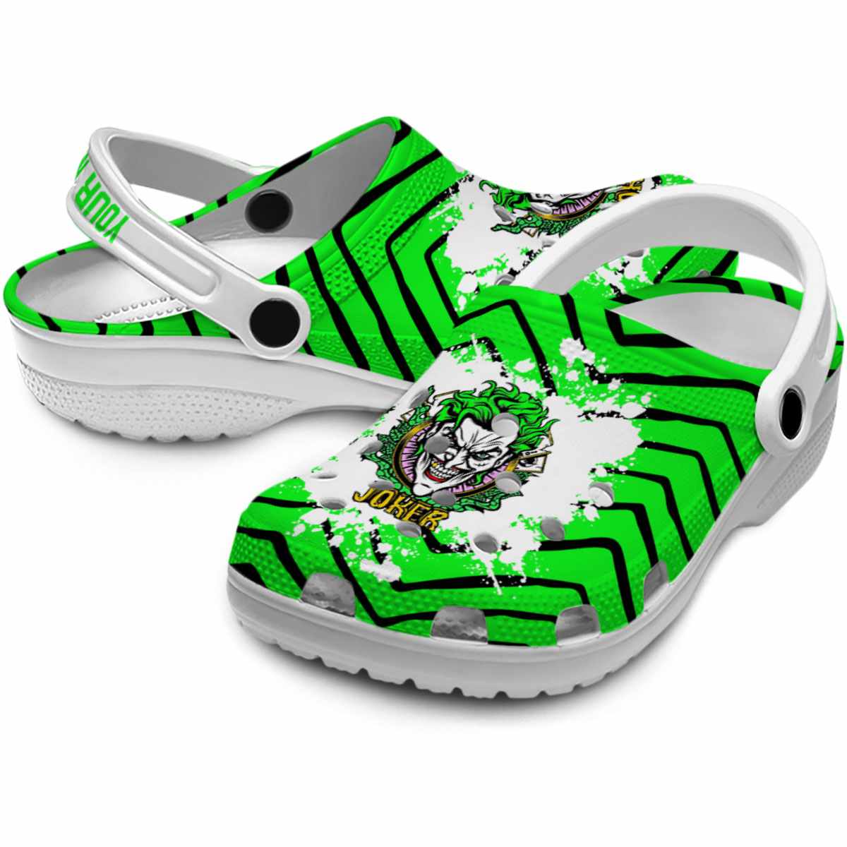 Merchidea Joker Movie Crocs Crocband Clogs Shoes Comfortable For Men Women and Kids